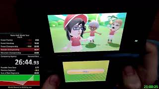 Mario Golf: World Tour any% speedrun  in 42:19