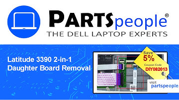 Dell Latitude 13-3390 (P69G001) Daughter Board How-To Video Tutorial