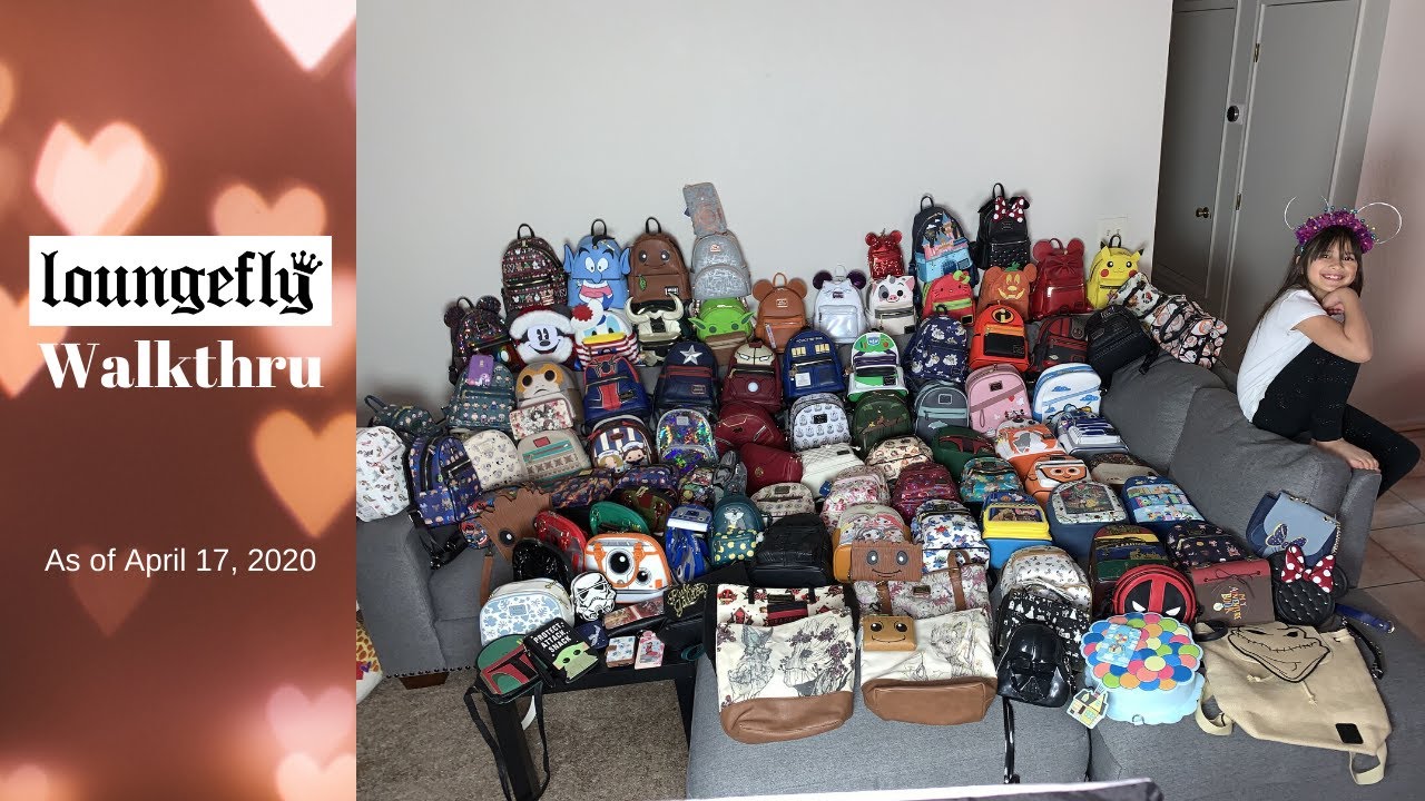 HUGE Loungefly Mini Backpack Collection Walkthru 2 Nguyening Smiles YouTube