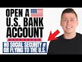 How to open a us bank account  credit card online for a nonresident without ssn