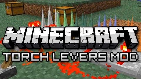 Minecraft: DEADLY TRAPS AND SECRET ENTRANCES - Torch Levers Mod Showcase