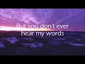 NF H3 Music Let You Down Instrumental Lyric Video Version 