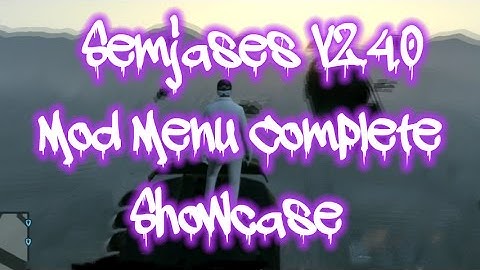 [PS3 1.26/1.27] Semjases v2.4.0 Sprx Mod Menu Showcase - GTAmods Dj305