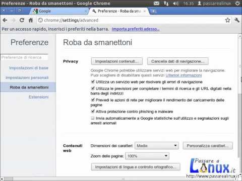 Video: Dove sono le impostazioni avanzate su Chrome?