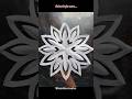Paper Snowflake Hack Everyone's Making #shorts #crafts #trending