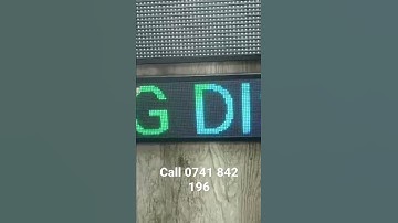scrolling bar led signs