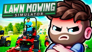 I got roasted while playing Lawn Mower Simulator!