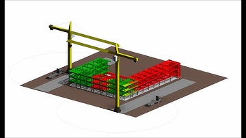 Multiple Crane Position Analysis: Parametric Run - Situation 1