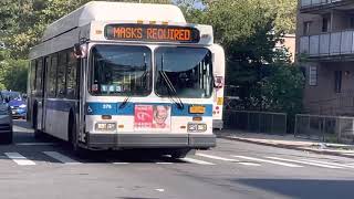 NYCT Bus: 2011 New Flyer C40LF #378 B8 & 2011 Prévost X3-45 Commuter #2437 X38 @ Cropsey Av & 17 Av