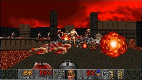 Doom II Chillax2 - Map 4 UV-MAX [TAS] in 21:28