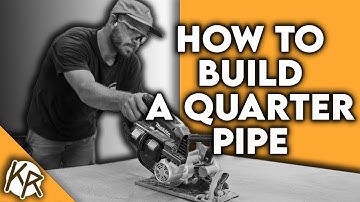HOW TO BUILD A QUARTER PIPE AT HOME!