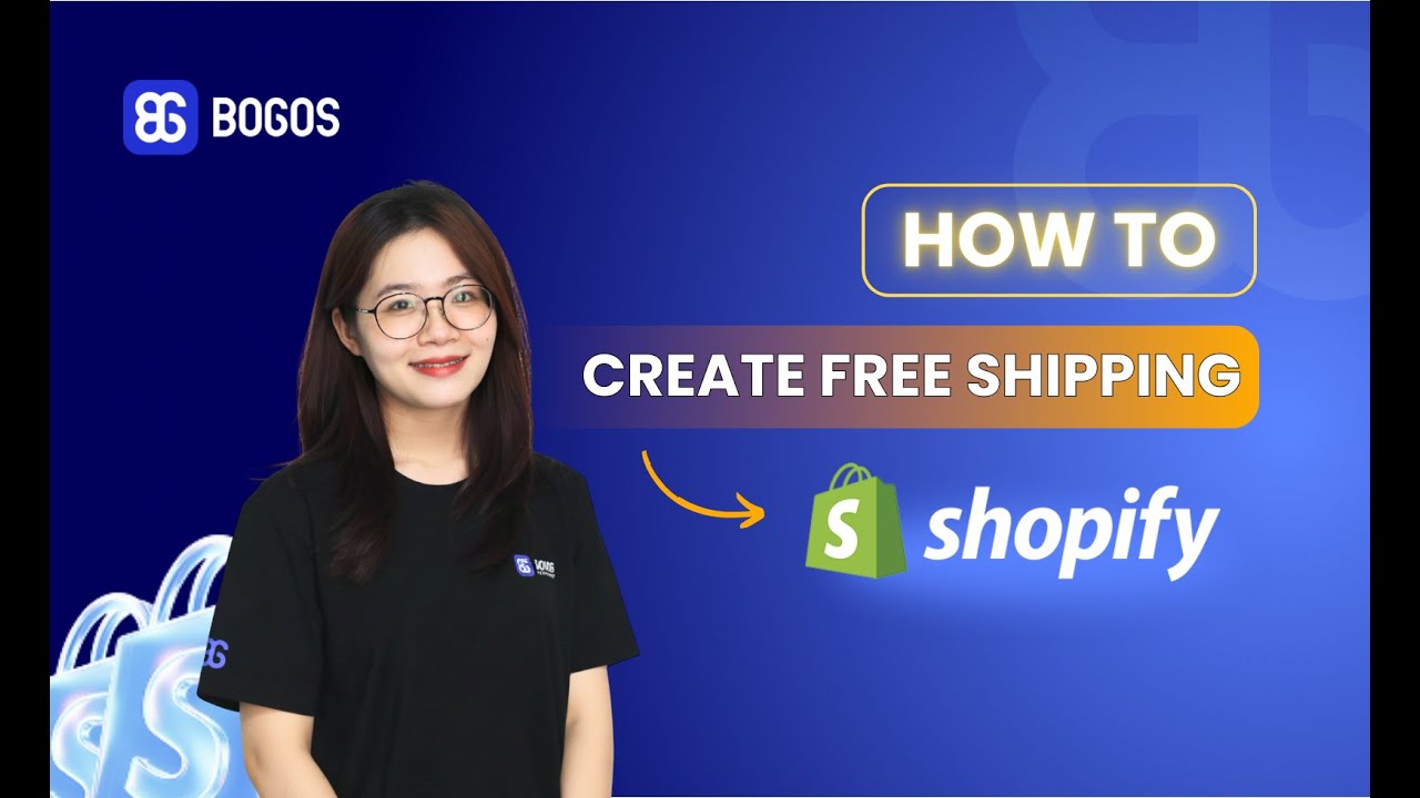 How to Create Free Shipping with Purchase on Shopify | BOGOS: Free Gift ...