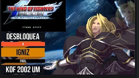 Como desbloquear a King no KOF 2002?