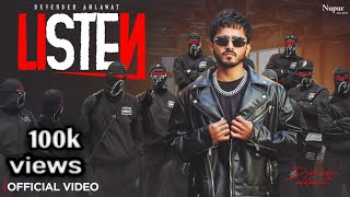 Listen (Official Video) Devender Ahlawat | New Haryanvi Song 2026 | Haryanvi Hip Hop #song #newsong 