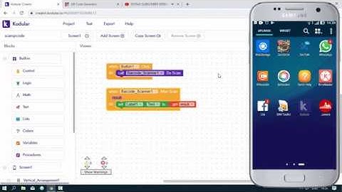 Membuat Aplikasi Scan QR Code/Barcode Di Android Dengan Kodular
