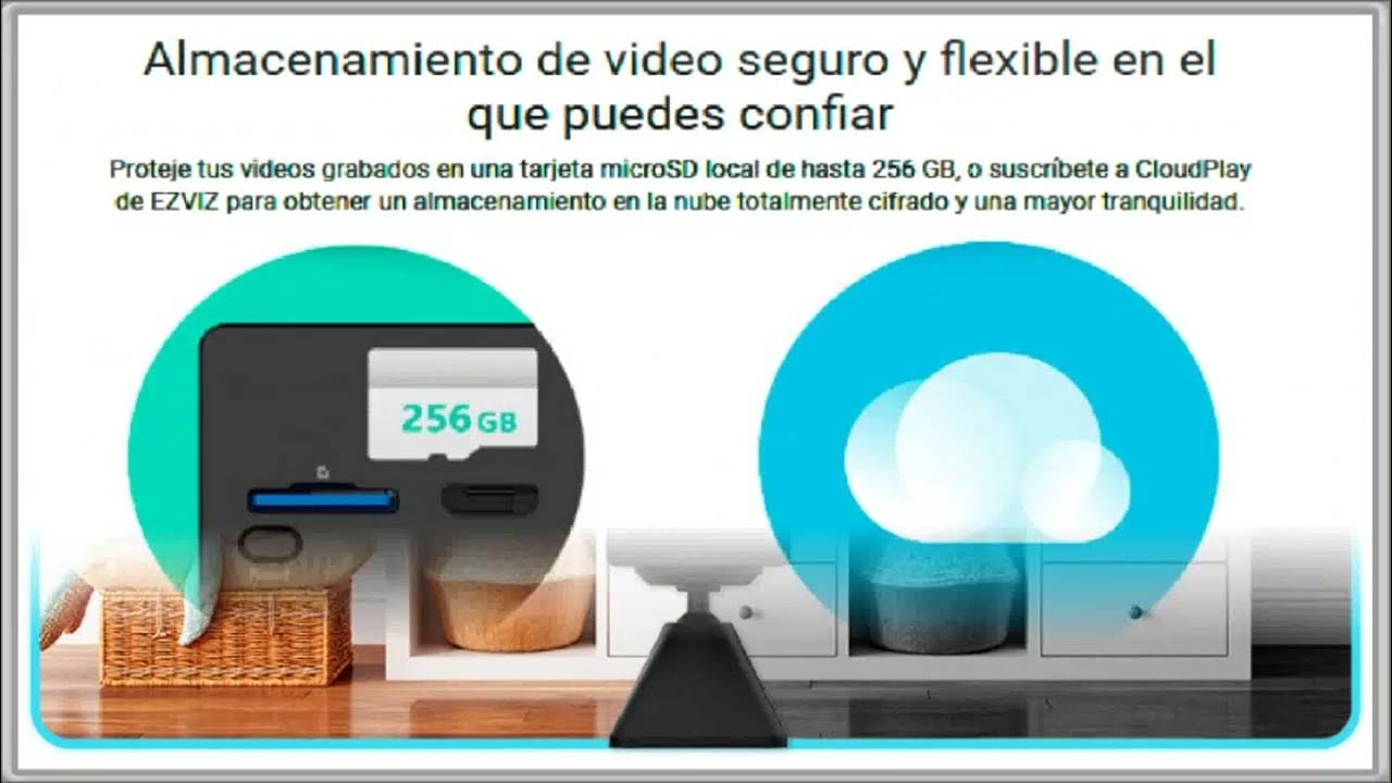 CS-BC2-A0-2C2WPFB Mini Camara Ezviz IP 2mp Wifi con bateria - YouTube