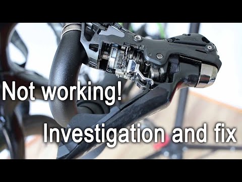 Shimano Ultegra shifter investigation and fix - couldn't change gear!