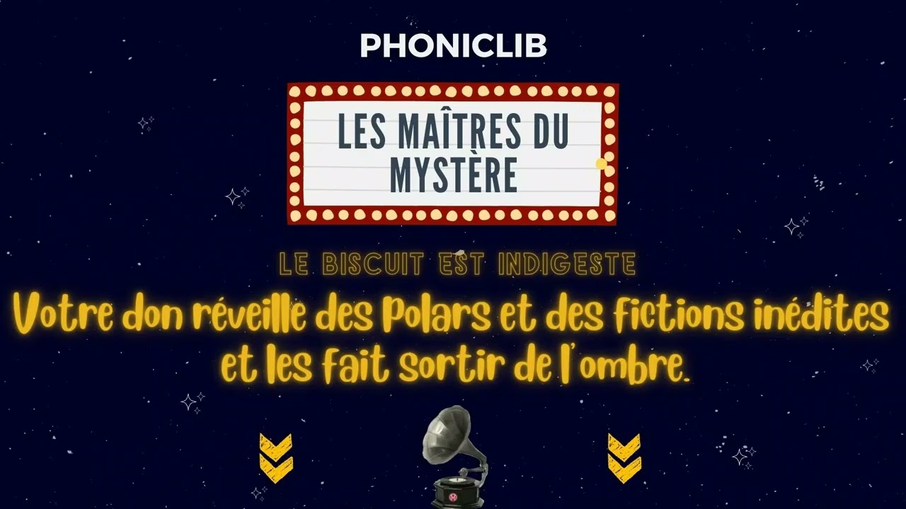 Le biscuit est indigeste  -  Les Maîtres du Mystère