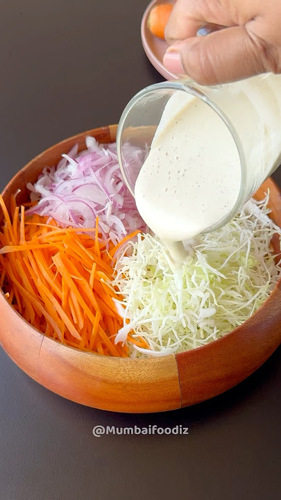 Healthy coleslaw salad #coleslawsalad  #salads #mayonnaise #shorts #youtubeshorts #healthyrecipes