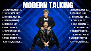 Modern Talking Greatest Hits 2024 Collection   Top 10 Hits Playlist Of All Time