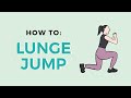 How to do improve office jumps   lunge jump  coach michelle hong