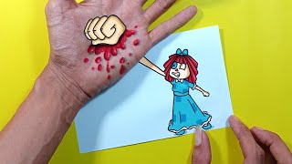 Drawing Trick RAGATHA From THE AMAZING DIGITAL CIRCUS COOL CRAFT Tutorial!!