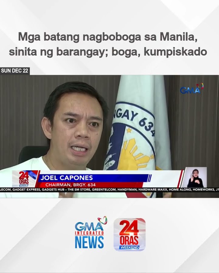 Mga batang nagboboga sa Manila, sinita ng barangay; boga, kumpiskado | 24 Oras Weekend