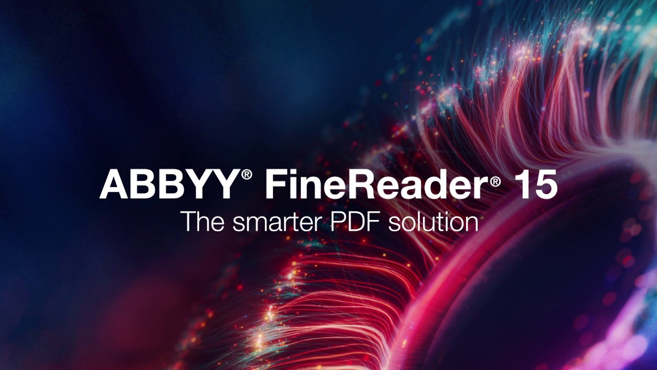 ABBYY FineReader is the smarter PDF solution 