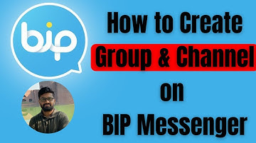 How to create group in bip | Bip app new channel create
