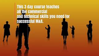 Merger Training  Institute: Core Skills M&A Training Course