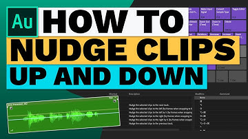 How to Nudge Clips Up and Down in Adobe Audition CC