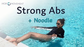 Pool Exercises for Abs with Noodle