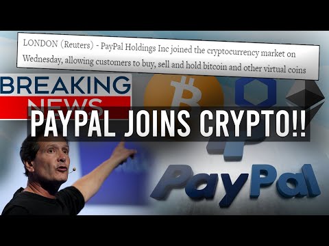 BREAKING NEWS: PAYPAL JOINING CRYPTO!!! (Snowball Effect Begun!!)