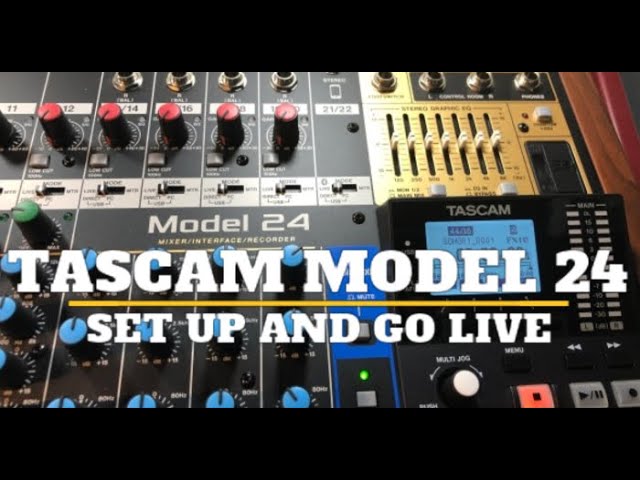TASCAM Model くだらない 24 ジャンク 電源ケーブル付属