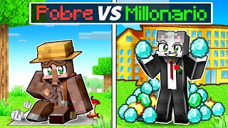 ALDEANO POBRE vs ALDEANO MILLONARIO💰🤣 MINECRAFT