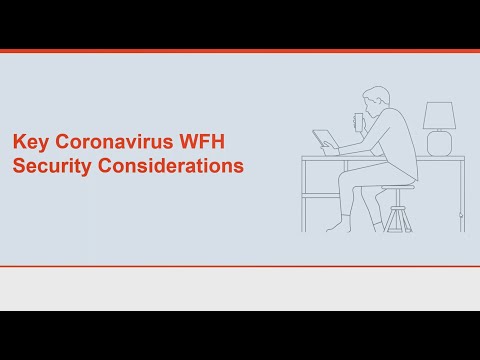 Key Coronavirus Work from Home Cyber Security Considerations