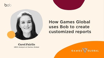 How Games Global uses Bob to create customized reports