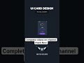 card design #shorts #short #javascriptproject #htmlcssjavascript #shortvideo