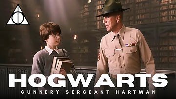 Gunnery Sergeant Hartman Visits Hogwarts (Full Metal Jacket vs Harry Potter) 🔥🎖️💥