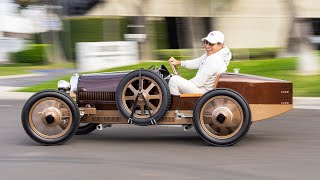 FIRST DRIVE IN THE BABY BUGATTI! || Manny Khoshbin