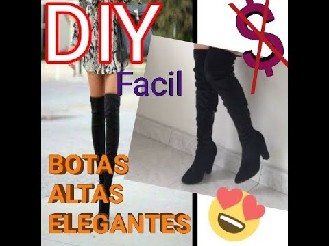 BOTAS LARGAS o botas calcetines.Te enseño a hacerlas