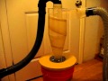 Homemade mini cyclone dust separator for shop vac