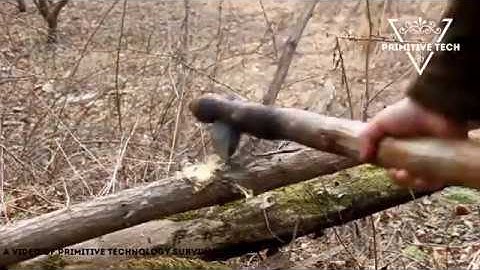 How to make a Stone Axe Part 5 || Primitive Technology Rj