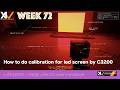 【 #ledビジョンメーカー 担当者が紹介する】how to do calibration for led screen by C3200