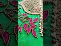 Aari Stunning Leaf Loading with Zardosi💎Bridal Silk ThreadWork#tips #thiyafashionhouse