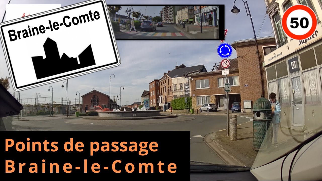 Points de passage d'examen: Braine-le-Comte #1