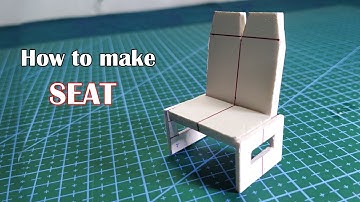 Miniature Bus | How to make Miniature Bus Seat   | part 06 - 02 | dry tronic