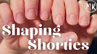 SHAPING your Super Short SHORTIES | Dip Powder Nails screenshot 4