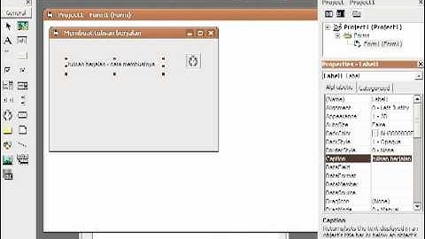 Tips Trik Edukasi - Script tilisan Berjalan pada Ms. Visual basic