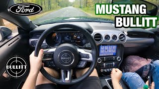 2019 FORD MUSTANG BULLITT 5.0 V8 POV DRIVE- ASMR SOUNDS